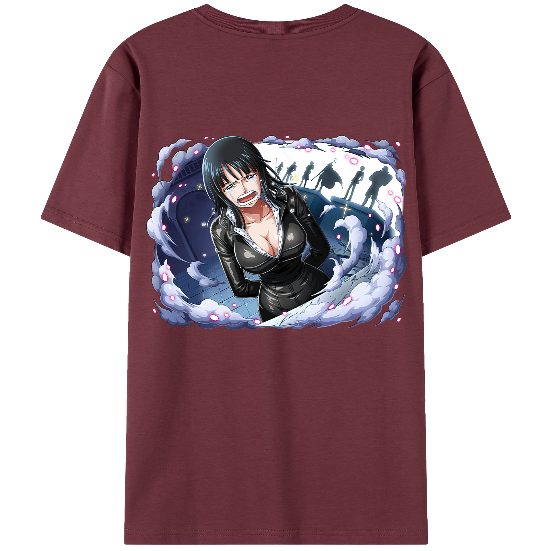 ワンピース ニコ・ロビン ONE PIECE Nico Robin 綿100％半袖Tシャツ（背面プリント）